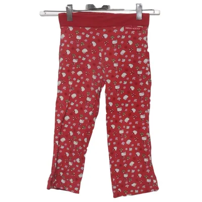 Pyjama broek (Rood, Meerkleurig) van H&M x Hello Kitty Katoen, Elastaan
