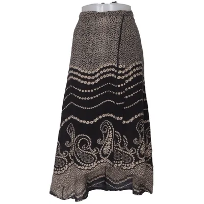 Maxi skirt (Black, Beige) from Derhy Cotton, Viscose