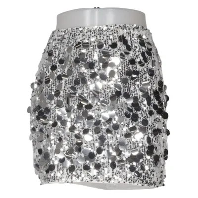 Rok (Zilver, Wit) van Shein Polyester