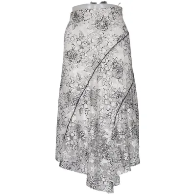 Kjol (Svart, Vit) från Kriss Elastan, Polyester