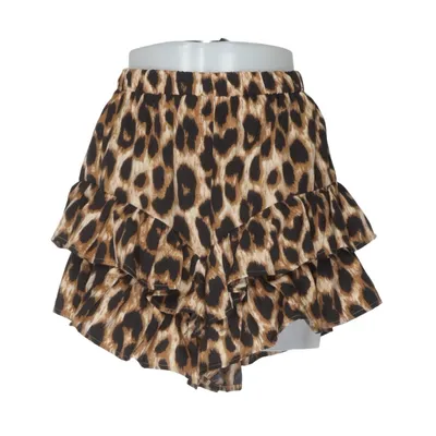 Skirt (Brown, Black) from Loavies Elastane, Polyester