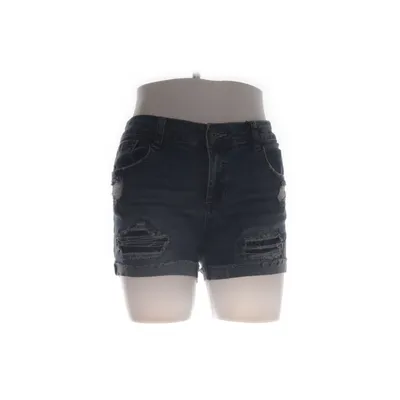 Denim shorts (Blue) from True Craft Cotton, Polyester, Viscose, Elastane
