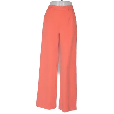 Palazzo pants (Orange) from Object Recycled polyester, Viscose