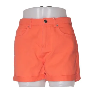 Denim shorts (Oranje) van ONLY Blue Denim Katoen