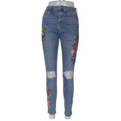 Jeans (Blå, Flerfärgad) från Topshop Moto Bomull, Elastan, Polyester