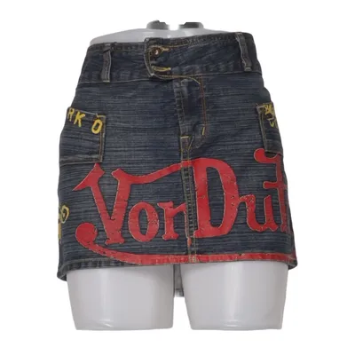 Denim skirt (Blue, Multicolored) from Von Dutch