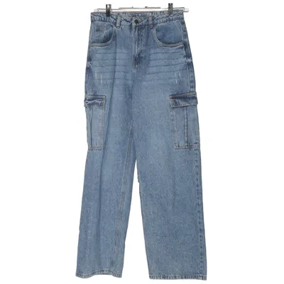 Pantalon cargo (Bleu) de Destination Polyester