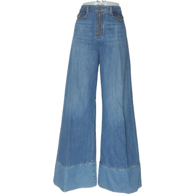Spijkerbroek (Blauw) van Twinset Katoen