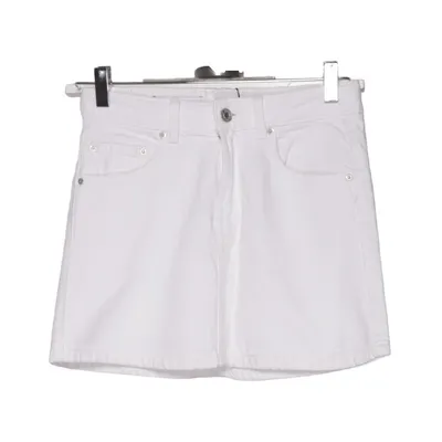 Jupe en jean (Blanc) de Zara Coton