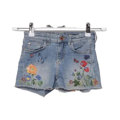 Jeans Shorts (Blau) von Nathalie Lété x H&M Baumwolle, Polyester, Elasthan