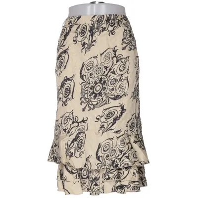 Jupe (Beige, Noir) de Eugen Klein Fibre métallique, Polyester, Viscose