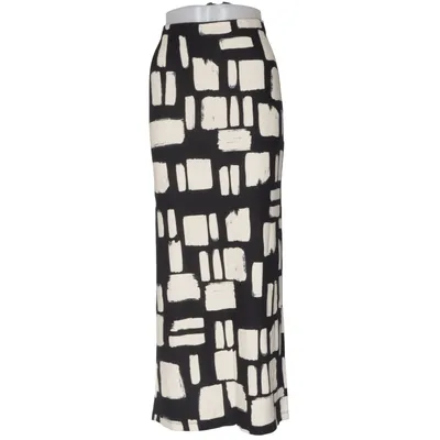 Jupe longue (Noir, Multicolore) de Monki Viscose, Polyester, Élasthane