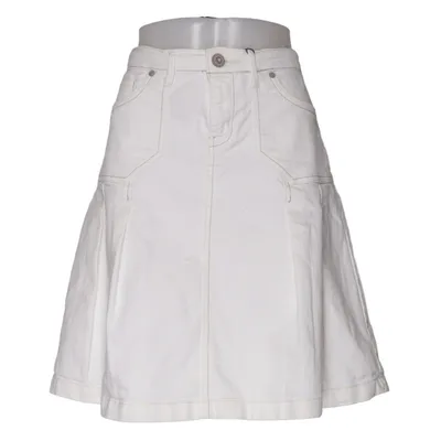 Jeansnederdel (Hvid) fra Flash Jeans Bomuld, Elastan, Polyester