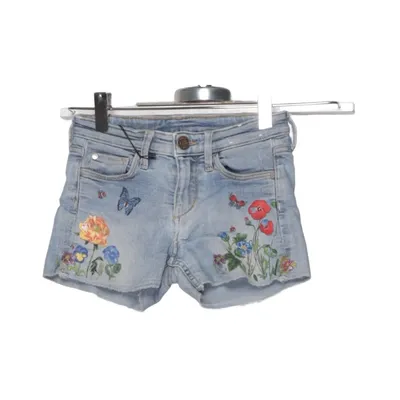 Denim shorts (Nathalie Lete) van Nathalie Lété x H&M Katoen, Polyester, Elastaan