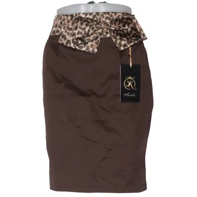 Rok (Bruin, Meerkleurig) van Koucla Katoen, Elastaan, Polyester