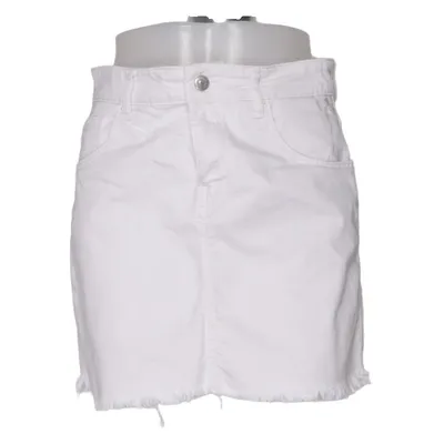 Jupe en jean (Blanc) de Replay Jeans Coton, Élasthane