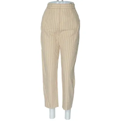 Byxor (Beige, Svart) från Maje Bomull, Linne