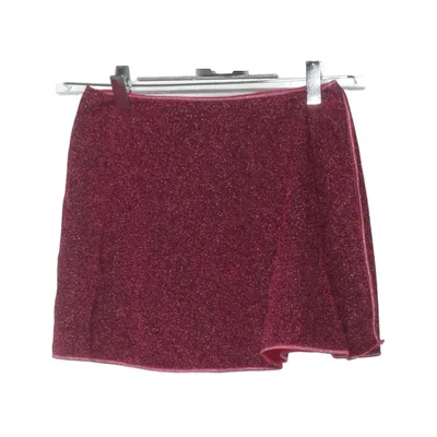 Skirt (Pink) from Oseree Elastane, Metallic fiber, Polyamide, Polyester