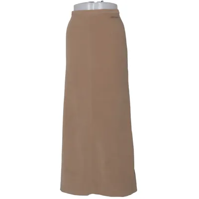 Maxi skirt (Beige) from Woman Collection Elastane, Polyester