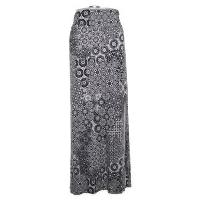 Maxi skirt (Black, Multicolored) from Artisan Ny Elastane
