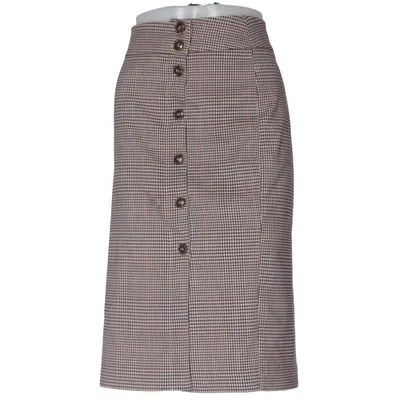 Rok (Bruin, Beige) van Holly & Whyte by Lindex Elastaan, Polyester, Viscose