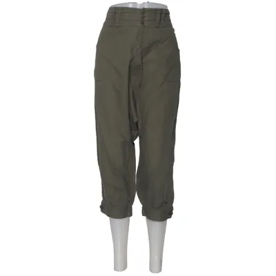 Three-quarter pants (Green) from JSFN Cotton, Linen