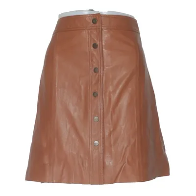 Leren rok (Bruin) van Summum Woman Leer