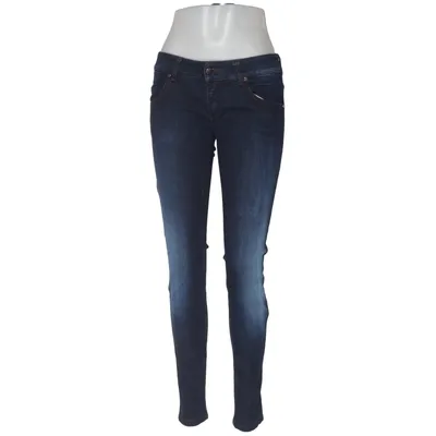Spijkerbroek (Blauw) van Met Katoen, Elastaan, Polyester
