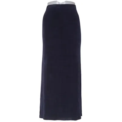 Maxi rok (Blauw) van GR Design Acetaat, Elastaan