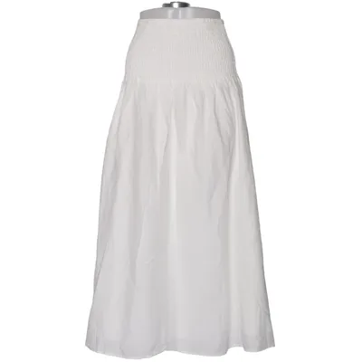 Ventenederdel (Hvid) fra H&M Mama Bomuld, Viscose