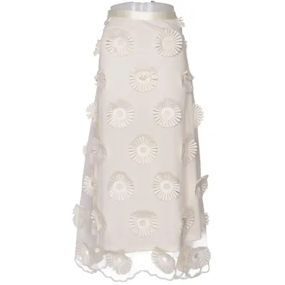 Jupe (Beige) de Lily Rose Coton, Polyester