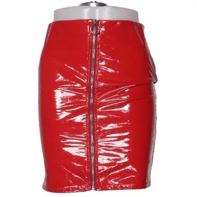 Vinyl skirt (Red) from Yu & Me Polyurethane