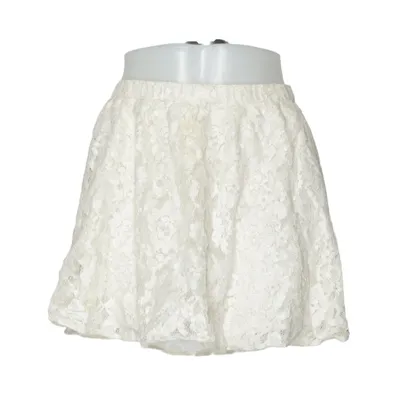 Nederdel (Beige) fra Abercrombie & Fitch Bomuld, Polyamid, Viscose