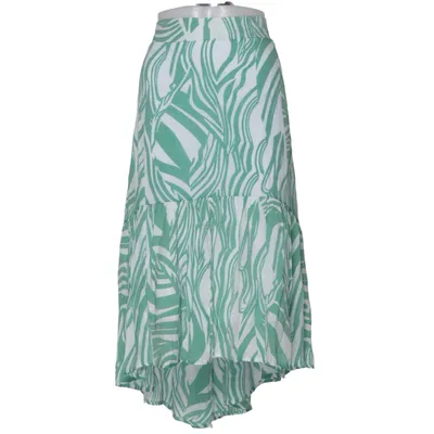 Skirt (Green, White) from Mlle Gabrielle Polyester, Viscose