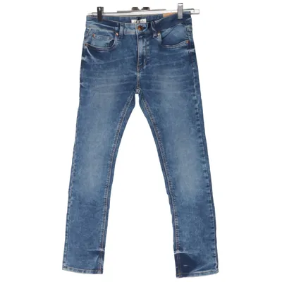 Jeans (Blå) fra Lindex Bomuld, Elastan, Polyester