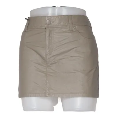 Jupe (Beige) Faux cuir