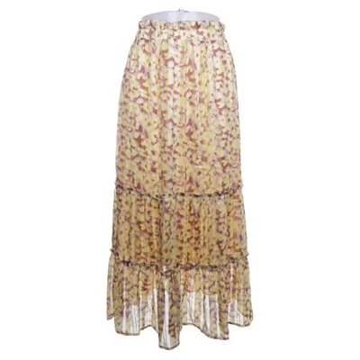 Maxi skirt (Yellow, Multicolored) from Nümph Polyester, Viscose, Elastane