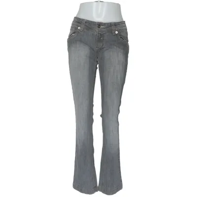 Jeans (Grå) från Brooker Bomull, Elastan