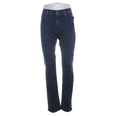 Spijkerbroek (Blauw) van 7 for All Mankind Katoen, Elastaan