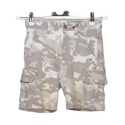Shorts cargo (Gris, Blanc) de A-One Coton, Élasthane
