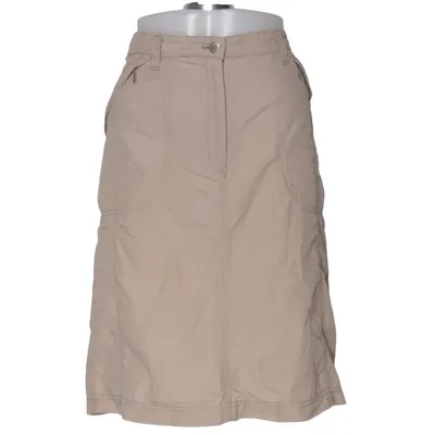 Skirt (Beige) from Trofé Cotton, Polyamide