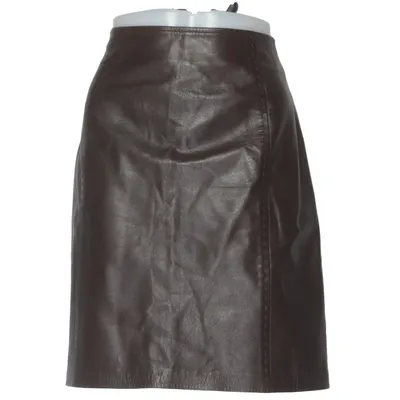 Jupe en cuir (Marron) de MaxMara Cuir