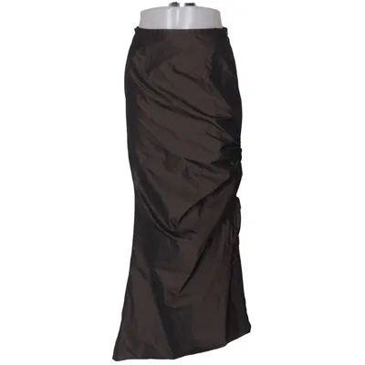 Maxi nederdel (Brun) fra Orwell Bomuld, Polyester, Viscose