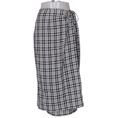 Jupe portefeuille (Noir, Blanc) de Helline Polyester
