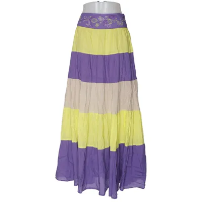 Maxi skirt (Purple, Yellow, Beige, Multicolored) from Mango Cotton