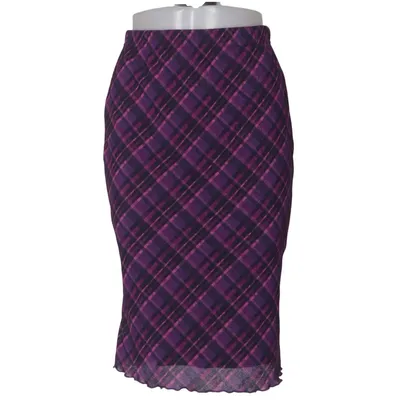 Skirt (Purple, Black) from Joy Polyester