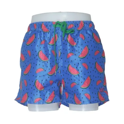 Badshorts (Blå, Flerfärgad) från John Henric Polyester