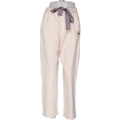 Joggingbroek (Beige) van Blooming Katoen, Elastaan