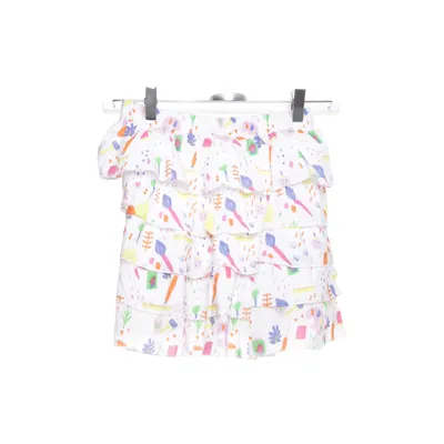 Skirt (White, Multicolored) from Room Seven Cotton