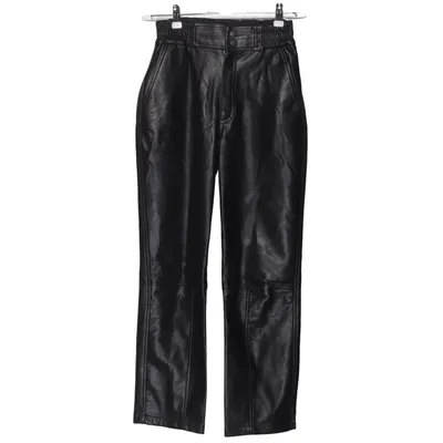 Leather pants (Black) from Rodebjer Cotton, Leather